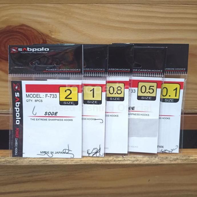 New- Hook Mata Kail Pancing Sabpolo Sode model F-733