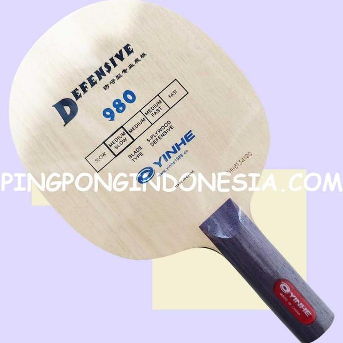 Yinhe 980 Defensive - St - Blade Kayu Pingpong Tenis Meja Bat Bet