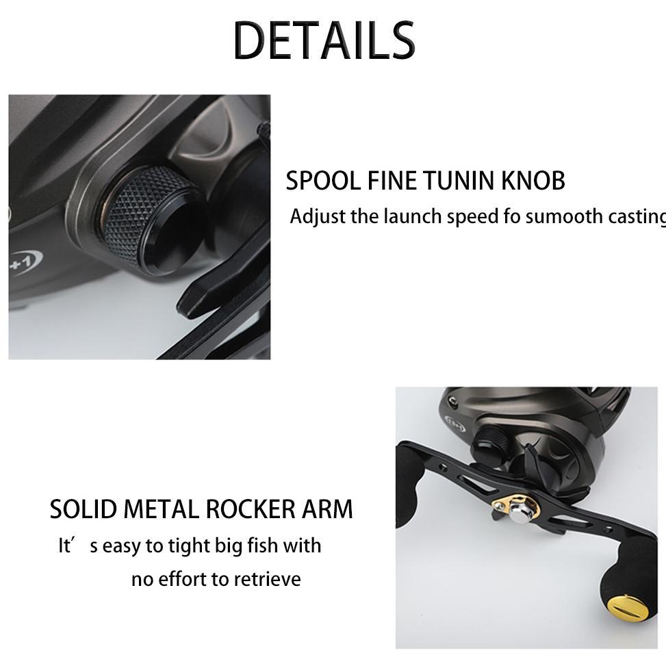 BestPromo Hot Deals Indonesia Spot Pancing Putar Lure Fishing Ak2000 40Kg 7.2:1 Gulungan Pancingan R