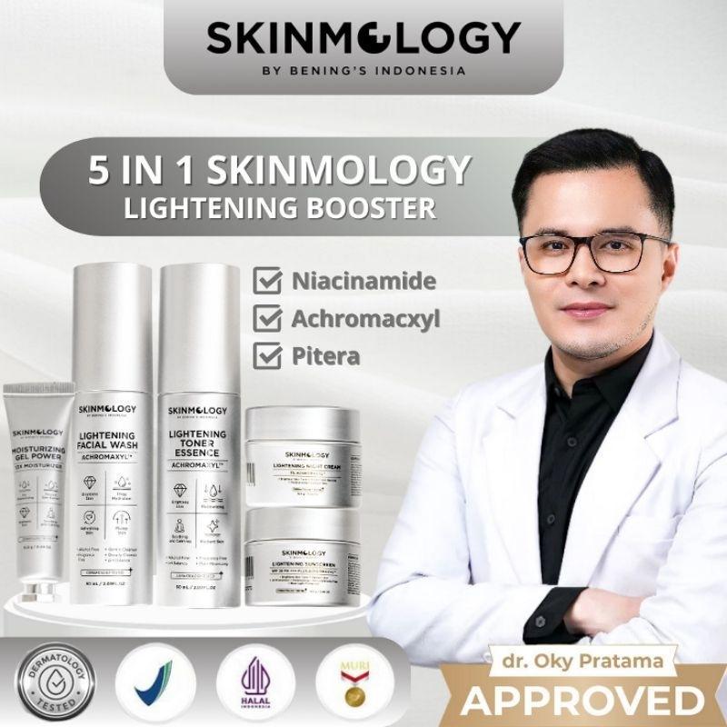Skinmology Benings Paket 5In1 Lightening Booster Series Mencerahkan | Skinmology Official | Bening S