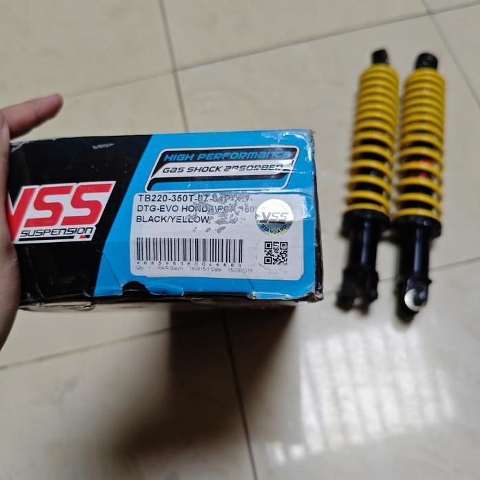 Shock Yss Dtg Evo Honda Pcx 150 Pcx150 Lokal Second 350 Mm Kuning 350Mm Yellow Belakang Original Ori