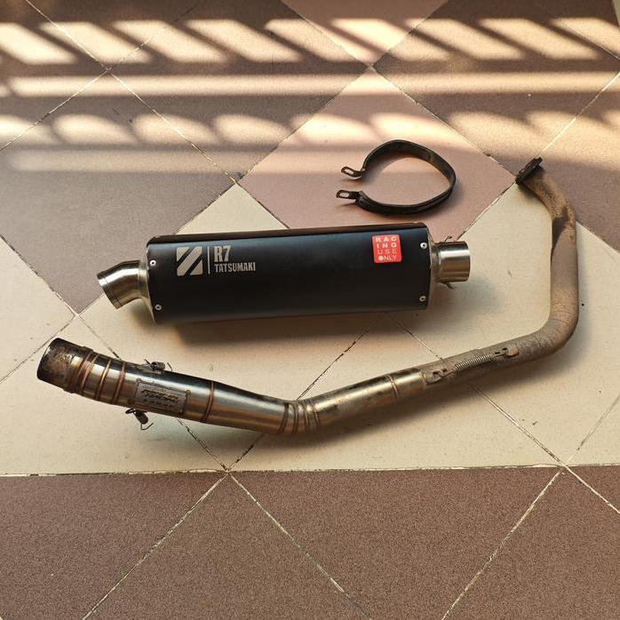 Knalpot R15 V3 R7 Tatsumaki Big Volume Header Racing Leheran Mafia Yamaha Mirip Kea Speed Second Bek