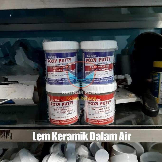 Promo Lem Keramik Dalam Air Poxy Putty Diskon