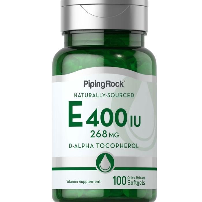 Pipingrock natural vitamin E 400iu isi 100 / vitamin e 400 iu