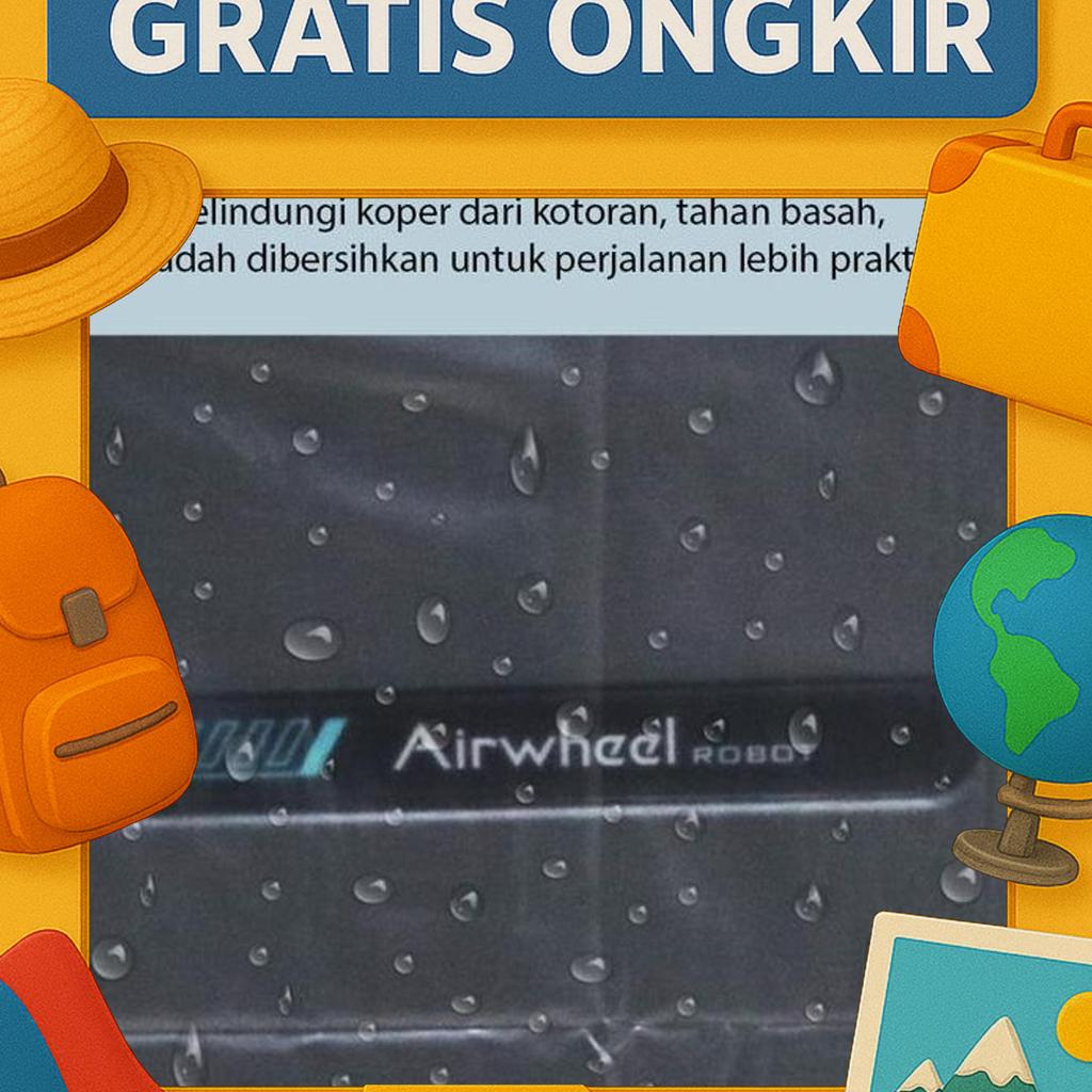 Sarung Cover Koper Airwheel Elektrik Transparan Se3 Mini