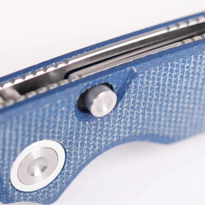 Terjangkau Vosteed Porcupine Edc Folding Knife 14C28N Blade Top Liner Lock G10 Micarta Handle