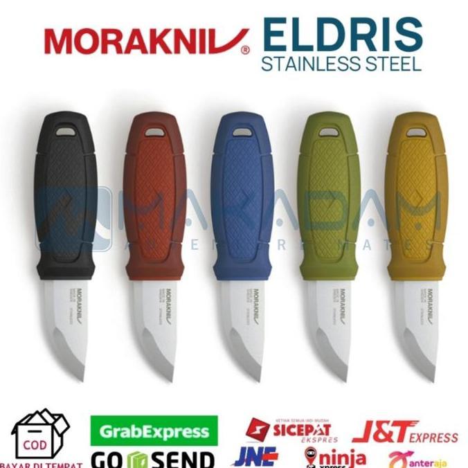 Spesial Pisau Morakniv Eldris Outdoor Bushcraft Survival Stainless Steel