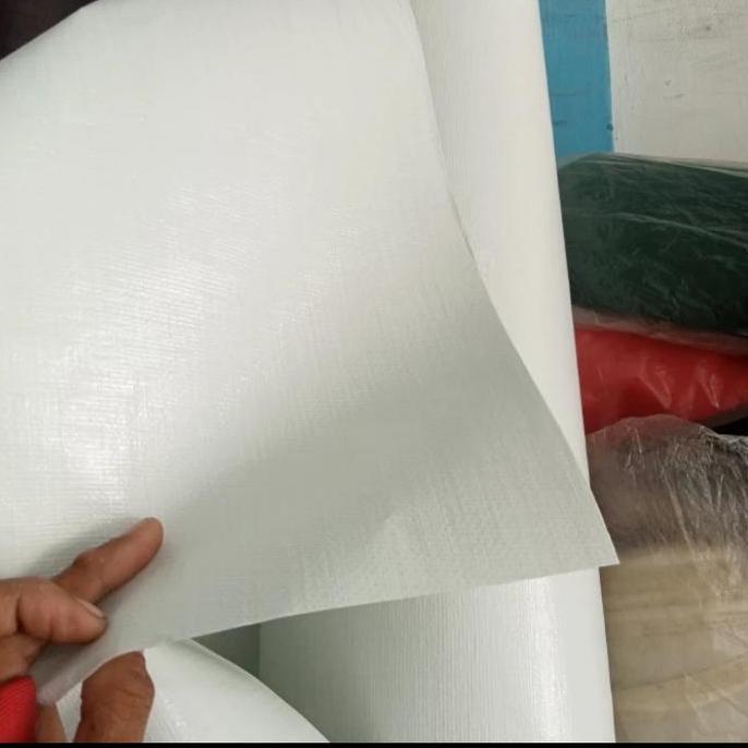 Spesial Atap Tenda Kerucut 6X6 Bahan Terpal A12 Warna Putih