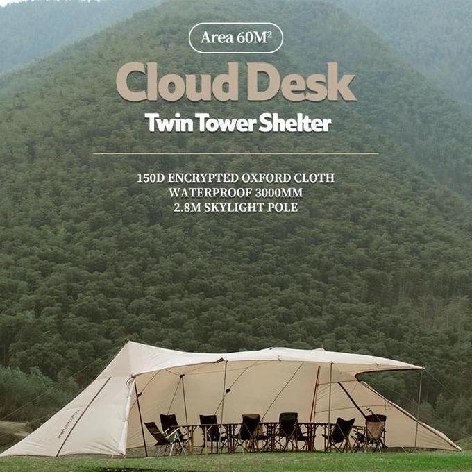 Spesial Tenda Cloud Desk Twin Tower Shelter Naturehike Nh20Tm001 Camping