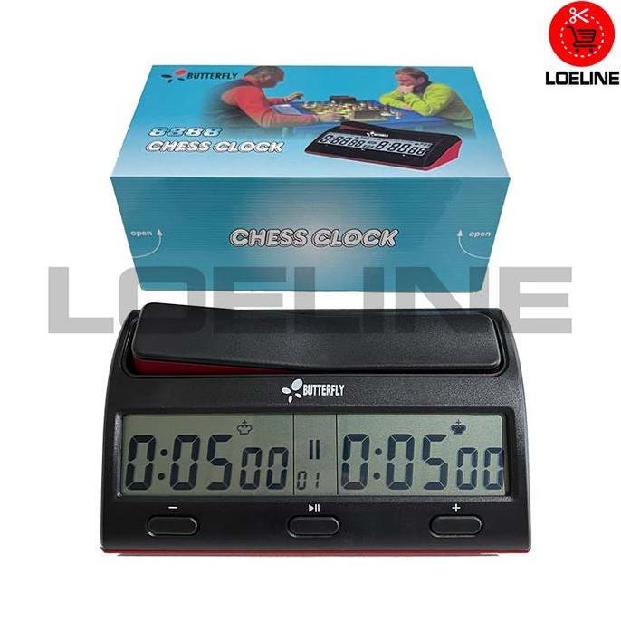 jayabk- Jam Catur Butterfly Digital Chess Clock Count Timer 8888 Original