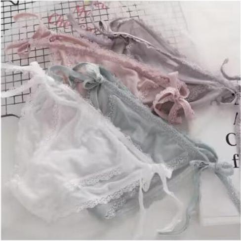Murah Celana Dalam Wanita Sexy Transparan G String Tali Samping 5C075 Non COD