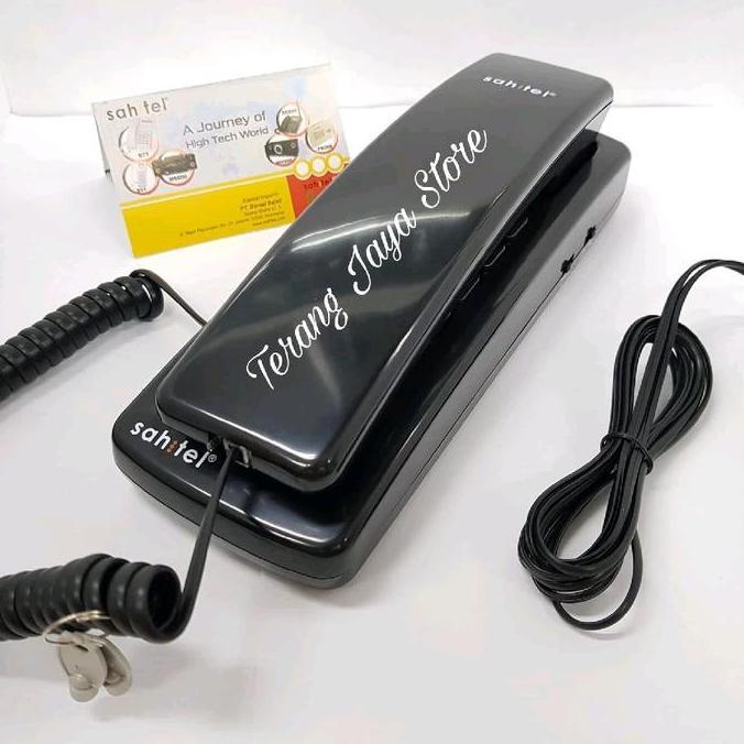 Telepon Kabel Sahitel S21 Pesawat Telepon Kabel Sahitel S-21 (Hitam)