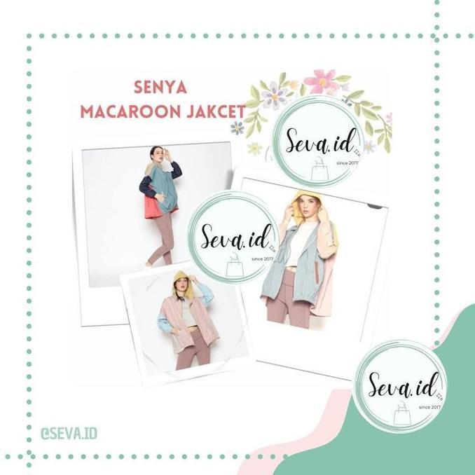 Senya Macaroon Jacket Series Defect Minor Sale Jaket Colorblocks Senya