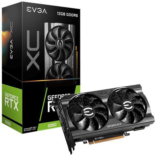 Vga Nvidia Rtx 3060 12Gb Gddr5 Evga Xc Gaming Dual Fan Bukan Ddr4 Original Dan Terpercaya