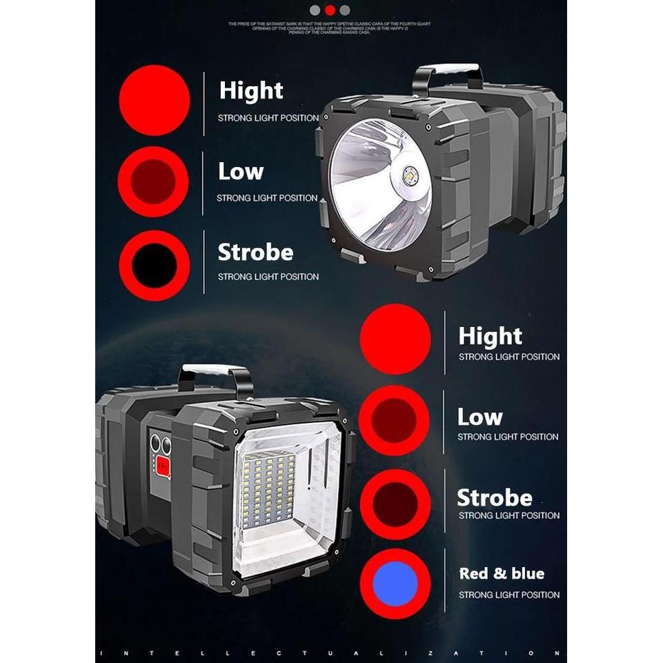 Diskon Senter Besar Camping Super Terang Jarak Jauh Usb Charger Anti Air