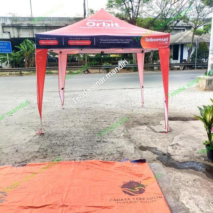 Miliki Tenda Lipat Custom 3X3 Printing