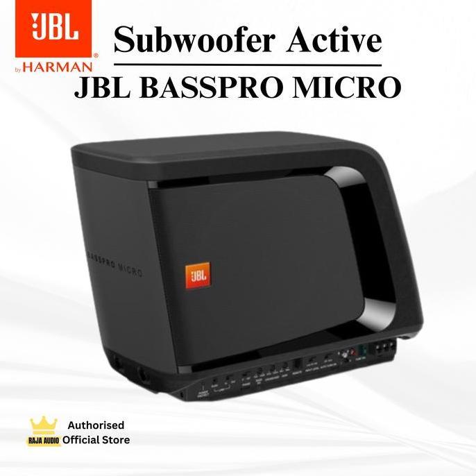 JBL BASSPRO MICRO 8-INCH SLIM SUBWOOFER AKTIF ACTIVE BUILT IN POWER ORIGINAL DAN TERPERCAYA