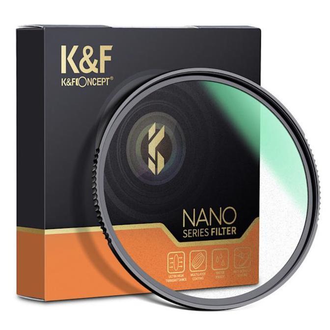 TERMURAH - K&F Concept Filter 58mm 58 mm Nano X Black Pro Mist Diffusion 1/2 MRC