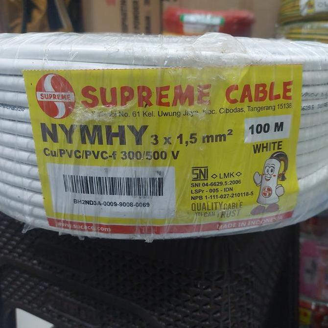 NEW kabel supreme NYMHY 3X1.5MM 3x1,5  100M