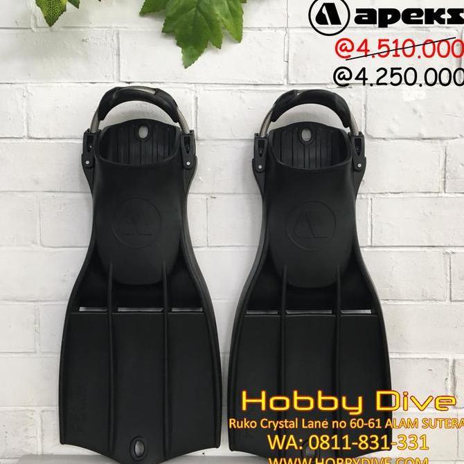 Promo APEKS RK3 Fins Scuba Diving Black Diskon