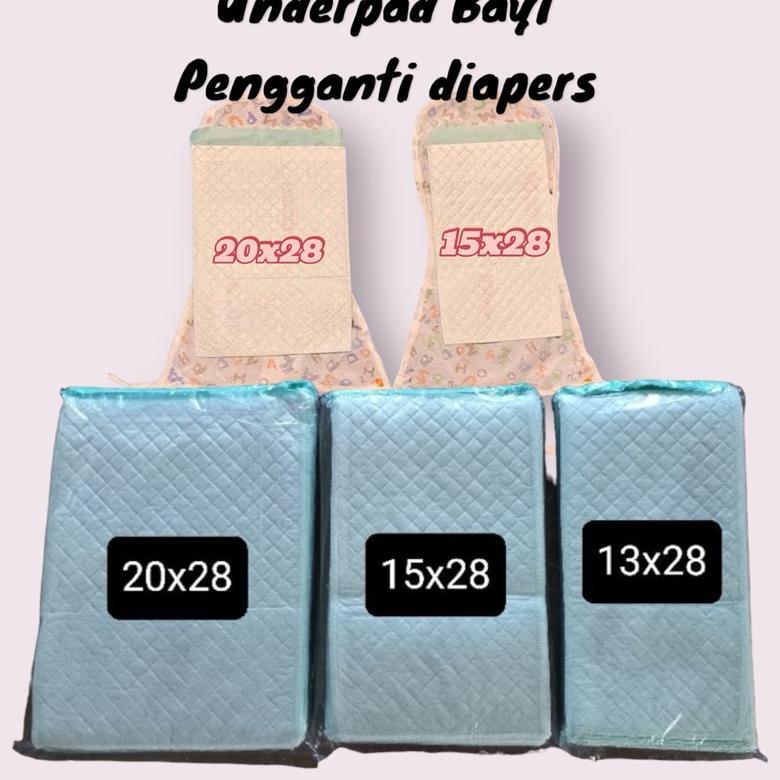 BEST SALE underpad bayi perlak ompol seukuran popok isi 20