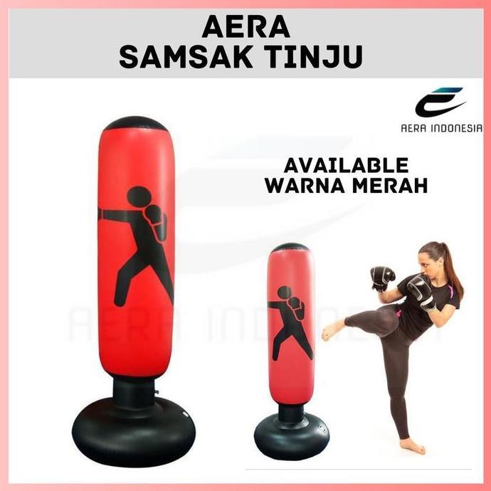 Promo Samsak Tinju Berdiri Samsak Dewasa Standing / Samsak Tinju Portable Bisa isi Air atau Pasir Di