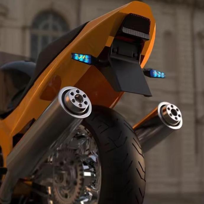 Disc Sen Variasi Motor Lampu Sein Running Petir Universal Semua Motor Vixion,Cbr,Cb150R,R15,Ninja,Gs