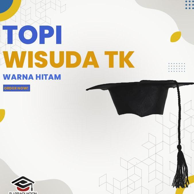 New- Topi Wisuda/Topi Wisuda TK/Topi Wisuda Paud/Atribut Wisuda