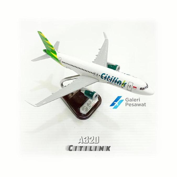 Miniatur Replika Pesawat Citilink A320 Kode 1148