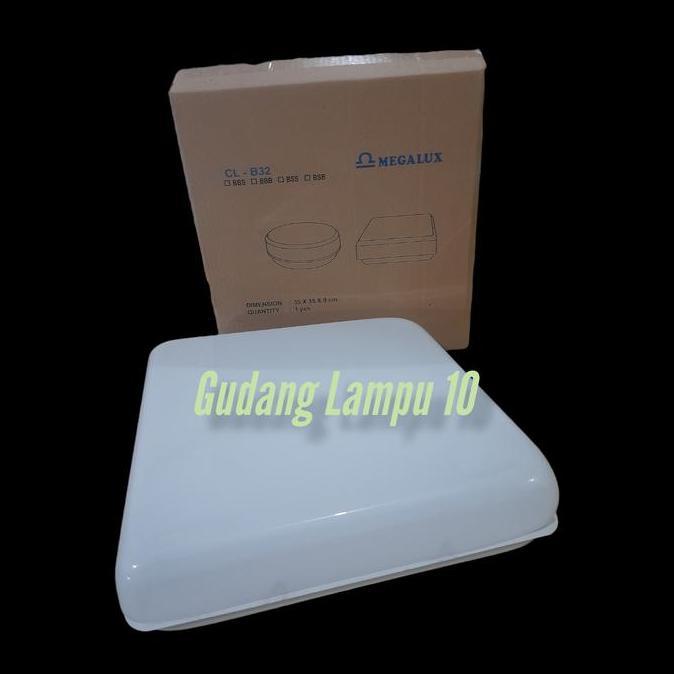 Kap Lampu Baret Kotak Kosongan(CLSN 32 )