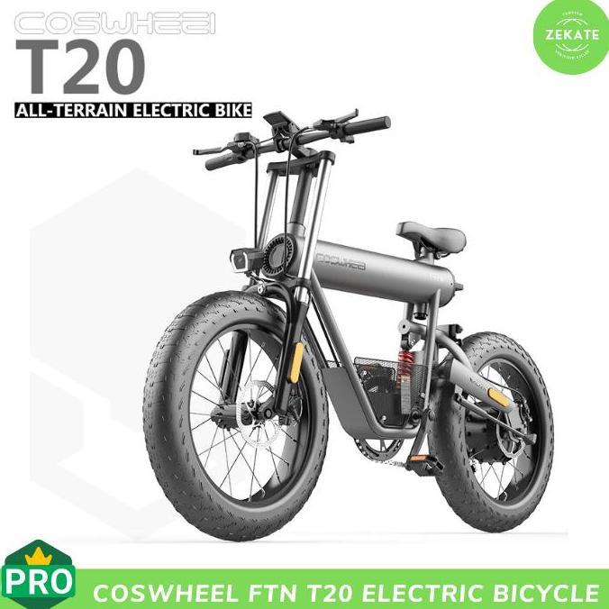 Terbaru Coswheel Ftn T20 Electric Bicycle / Sepeda Listrik