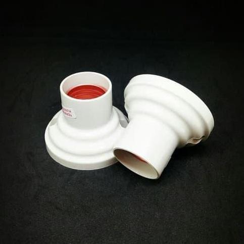 FITTING PLAFON BULAT /RUMAH LAMPU PLAFON HITAM