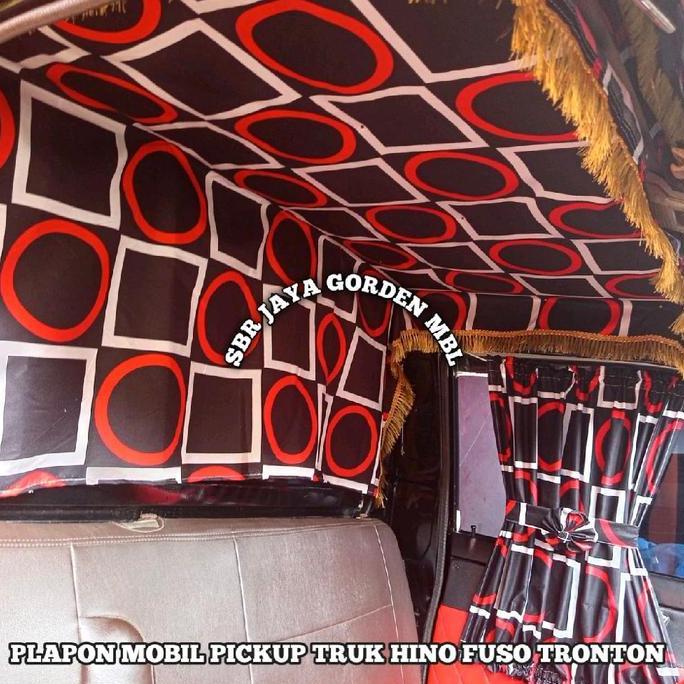 Berkualitas Kain Plapon Atap Kabin Mobil Satu Set Gorden Mobil Kaca Samping/ Tirai Pintu Mobil 1Set 