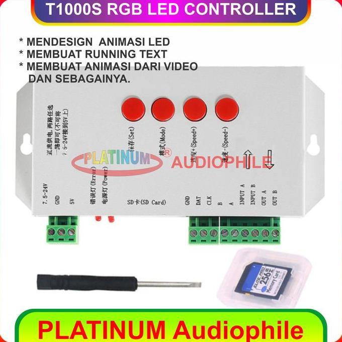 T1000S CONTROLLER RGB LED PIXEL WS2811 WS2812