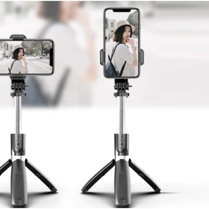BIG SALE Tripod Tongsis Bluetooth Remote Selfie Stick LED Flash Tripod Hp Portable Rotatable Expanda