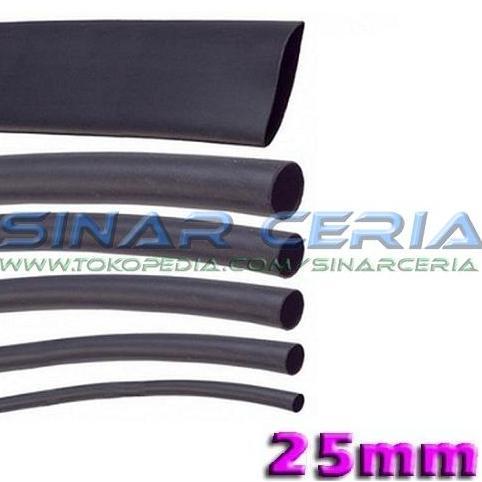 SELONGSONG BAKAR KABEL 25MM PELNDUNG KABEL BAKAR HEATSHRINK 25MM
