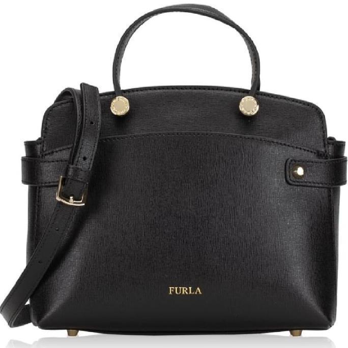 Furla Agata Small Satchel Onyx