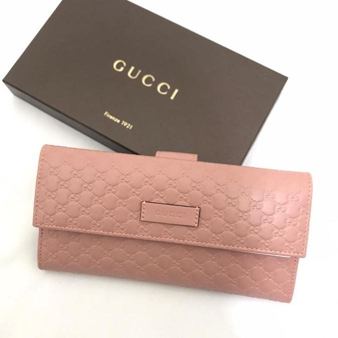 Gucci Sima Wallet Women 3fold Pink