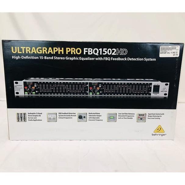 TERLARIS Behringer FBQ1502HD EQ with Feedback Detection