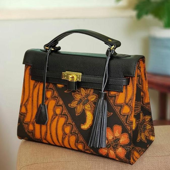 TERBARU Tas kulit Batik Tulis Premium Cantik , Tas Wanita Orinal