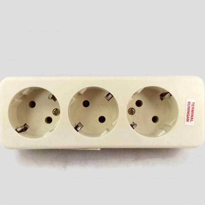 Stop Kontak Arde 3 Lubang Uticon Stop Kontak 3 Lubang Non Cp Uticon