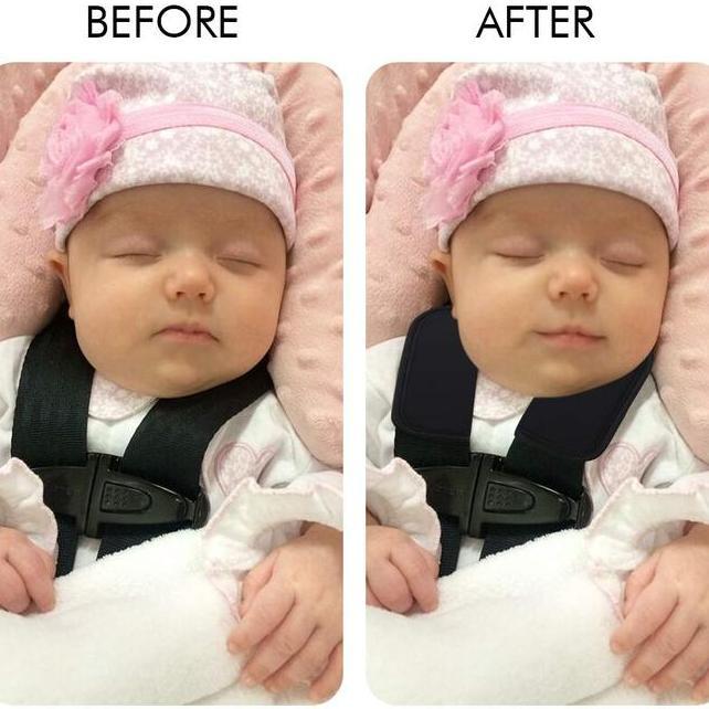 3Pcsset Cover Belt Stroller Pelindung Bahu Stroller Bayi Car Seat Belt Cover