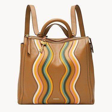 Tas Fossil Parker Backpack Small Tan