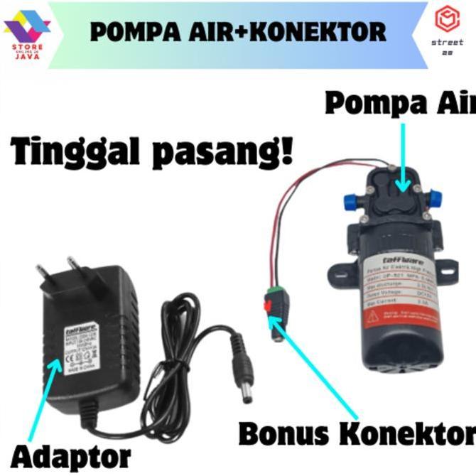 yanitrisemo - pompa air elektrik sanyo high pressure 12v 72w 13psi mini termurah
