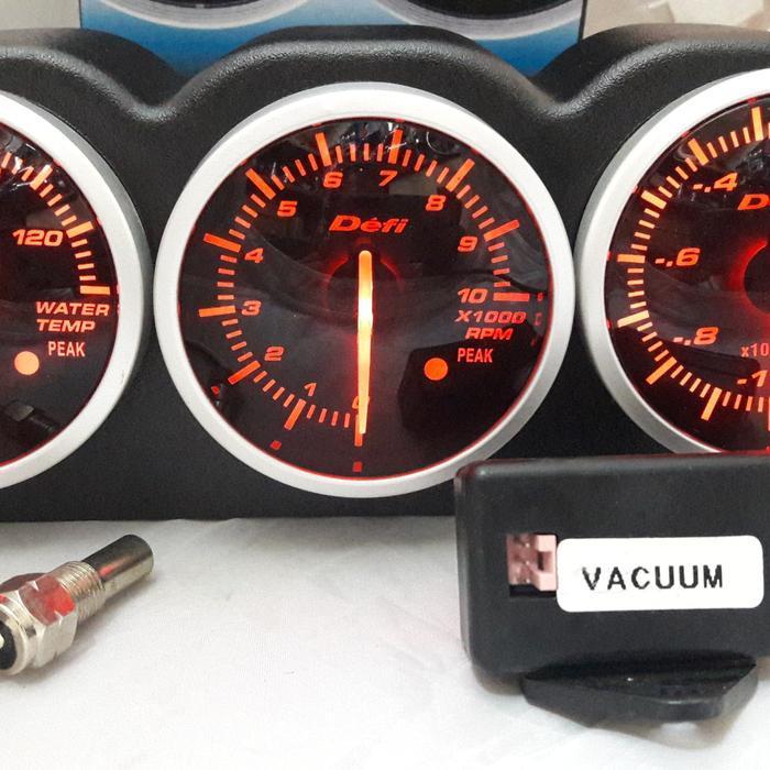 Defi Bf Gauge 3 In 1 - Indikator Defi Bf Water Temp Vacuum Rpm Original Dan Terpercaya