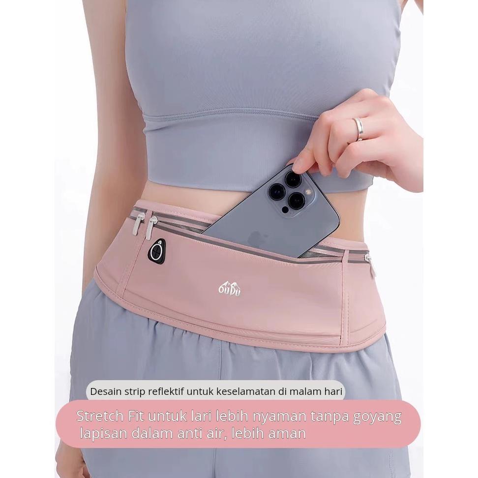 TERLARIS` TERLARIS Tas Pinggang Olahraga Tas Ponsel Lari Tas Pinggang olahraga pria dan wanita Tas P