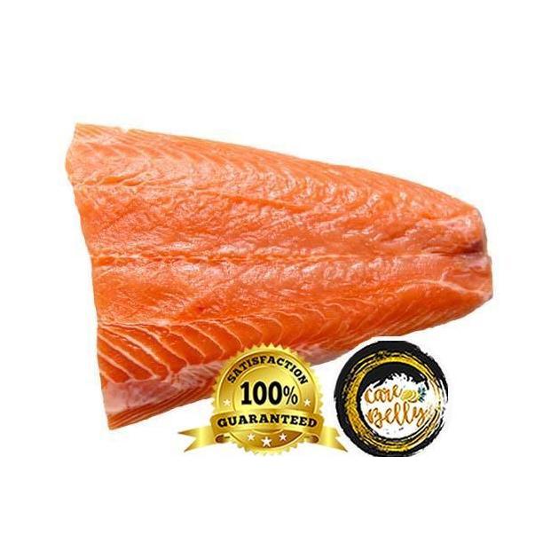 salmon tail fillet norwegia 1 kg / ekor salmon norwegia 1 kg