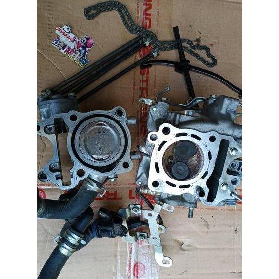 Cylinder Head Atau Buring Kop Vario 150 Led Original Copotan Motor