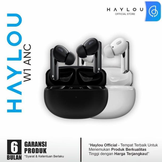 New- Haylou W1 ANC TWS True Wireless Earbuds Headset Bluetooth T007