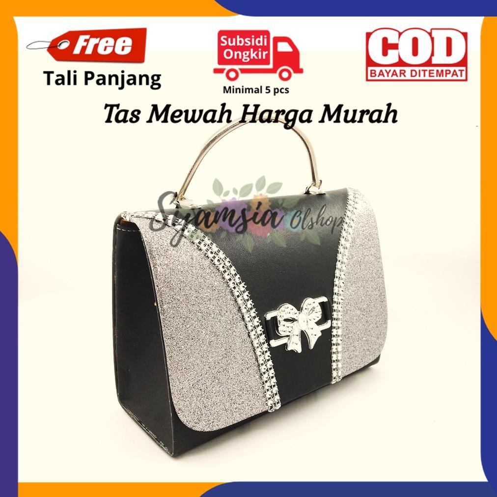 murah` official tas pesta wanita murah mewah elegan unik glitter tas tangan pesta wanita terbaru uni